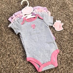 First Moments 4 Piece Bodysuit Set